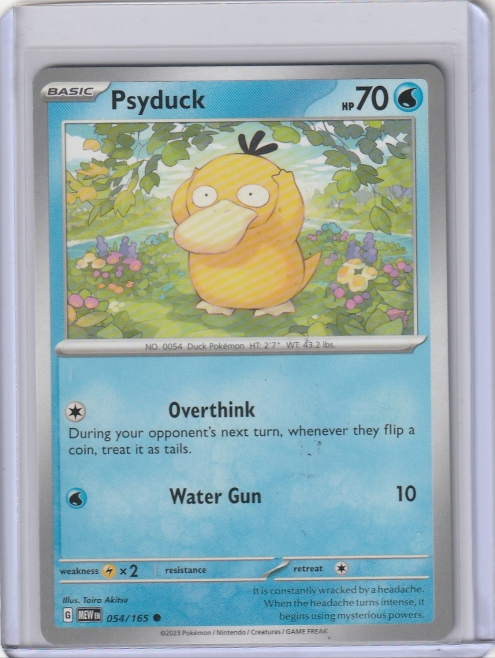 Psyduck SV: Scarlet & Violet 151 054/165 - Pokémon Trading Card